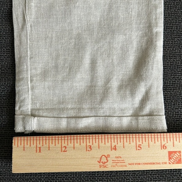 Zara Kids Tailoring Pants Oat Cream Color -Viscose / Linen Pants - Picture 9 of 13